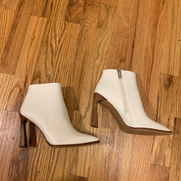 Vince Camuto Pezlee Booties in Warm White - Picture 3 of 10